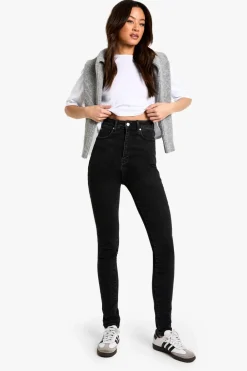 Jeans|Denim^Nasty Gal The Tall High Waist Skinny Jean |