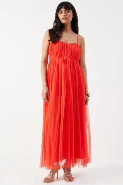 Dresses^Nasty Gal Tulle Strappy Bandeau Maxi Dress |