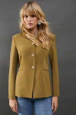 Blazers|Blazers^Nasty Gal Waisted Fitted Blazer |