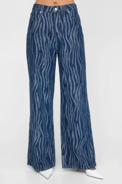 Animal Print|Jeans^Nasty Gal Zebra Denim Jean |